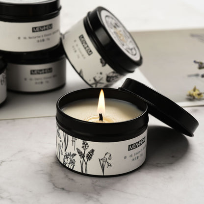 The Black Tin Candle